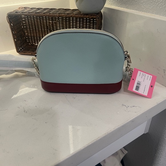 Kate Spade Light Blue and burgundy Crossbody Bag - Picture 5 of 15